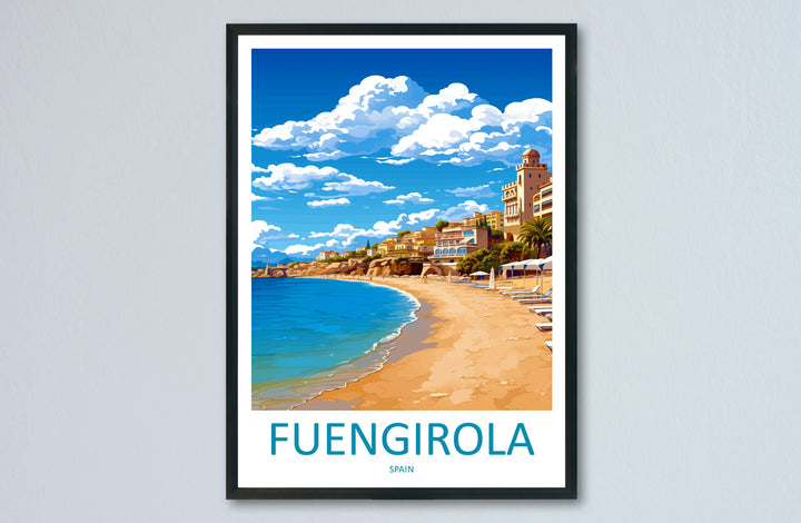 Fuengirola Travel Print Wall Art Fuengirola Wall Hanging Home Décor Fuengirola Gift Art Lovers Spain Art Lover Gift Art Print