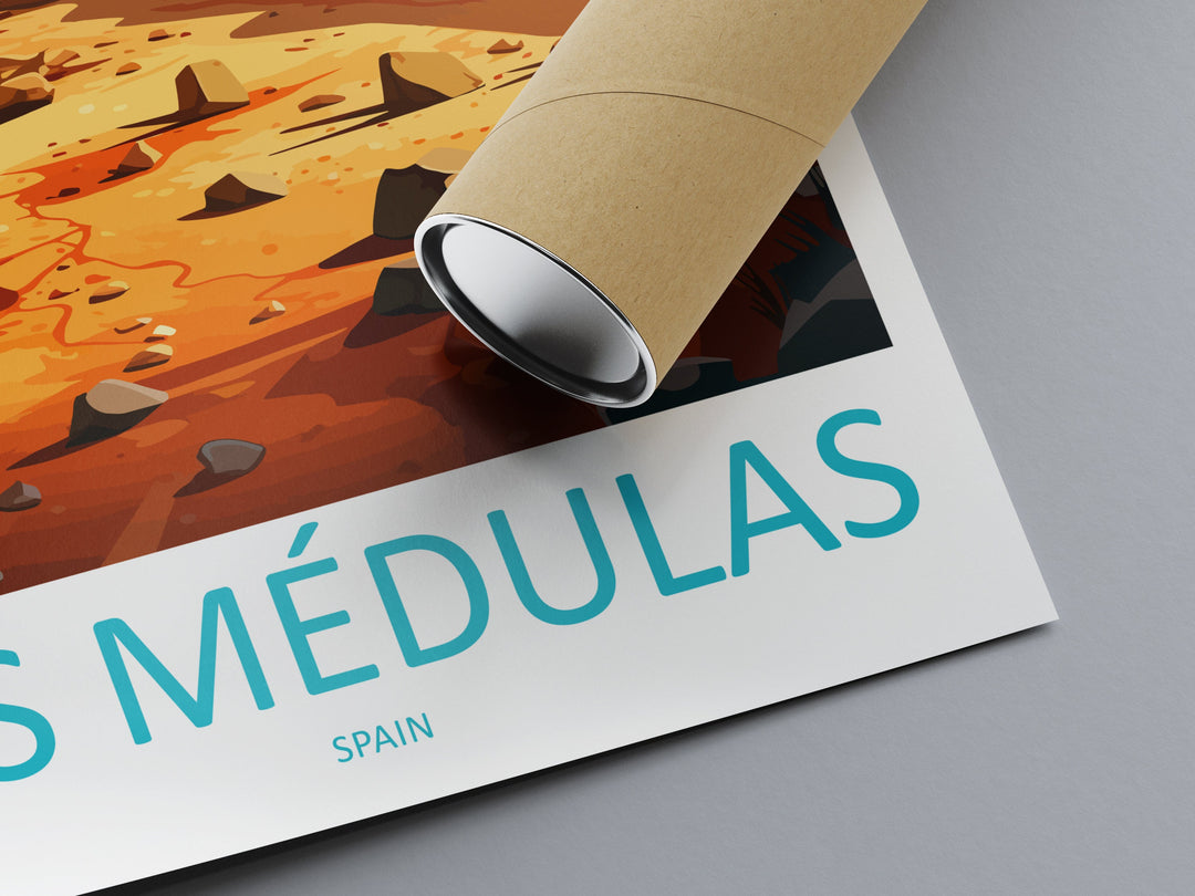 Las Médulas Travel Print Wall Art Las Médulas Wall Hanging Home Décor Las Médulas Gift Art Lovers Spain Art Lover Gift Las Médulas Wall Déco