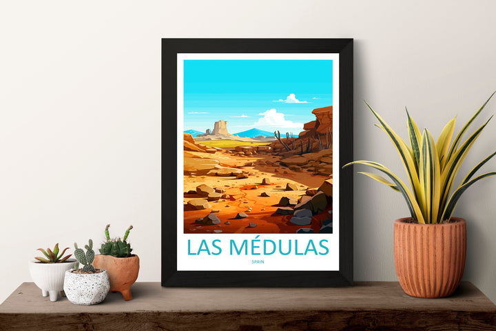 Las Médulas Travel Print Wall Art Las Médulas Wall Hanging Home Décor Las Médulas Gift Art Lovers Spain Art Lover Gift Las Médulas Wall Déco
