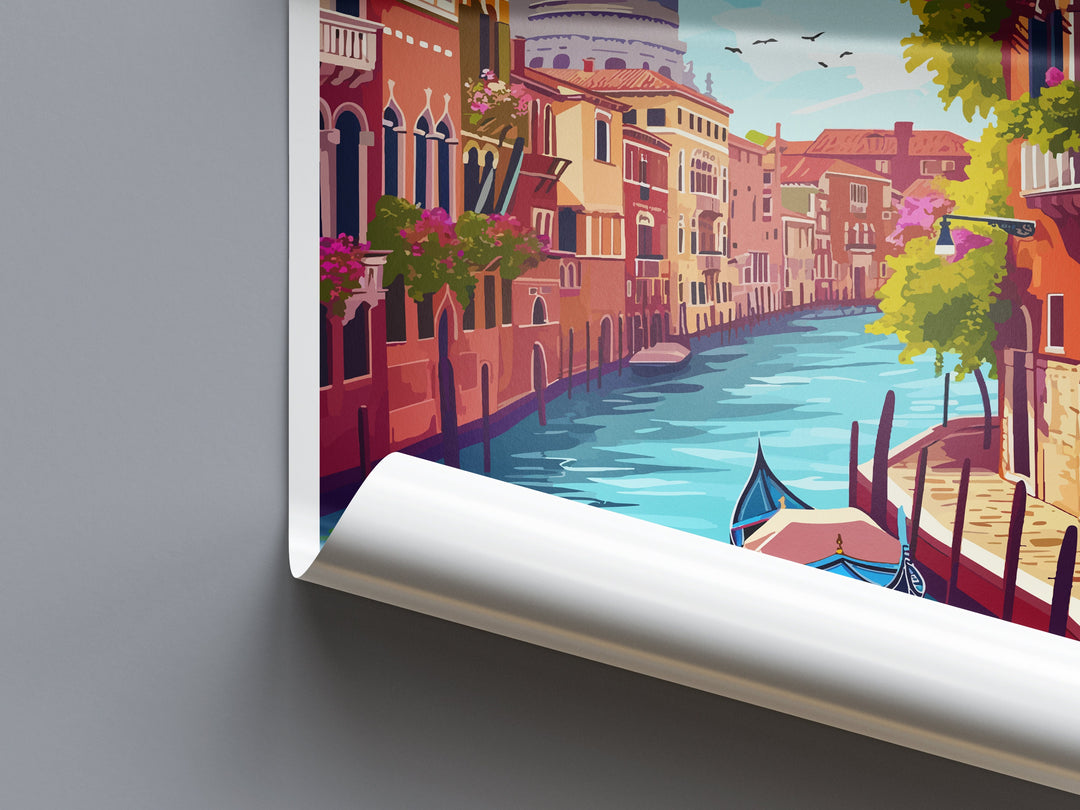 Venice Travel Print Wall Art Venice Italy Wall Hanging Home Decoration Venice Gift Art Lovers Wall Art Print Venice Italy St. Mark's Square