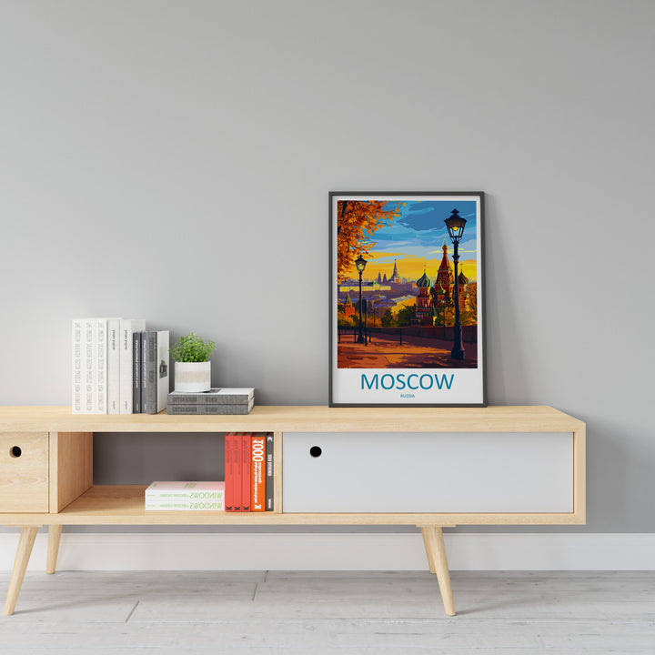 Moscow Print Moscow Home Decor Landscape Art Print Moscow Wall Art for Russia Enthusiast Gift Wall Hanging Moscow Russia Print