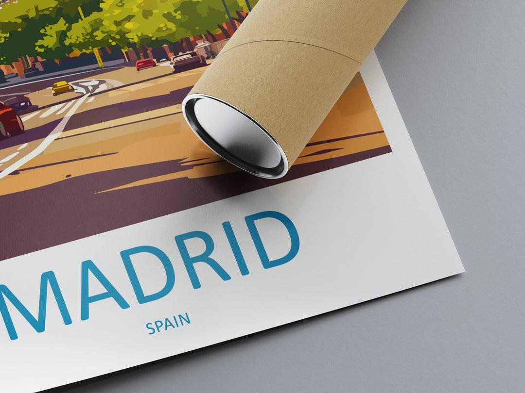 Madrid Travel Print Wall Art Madrid Wall Hanging Home Décor Madrid Gift Art Lovers Spain Art Lover Gift Madrid Wall Décor Madrid Spain Print