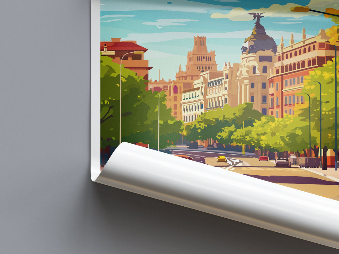 Madrid Travel Print Wall Art Madrid Wall Hanging Home Décor Madrid Gift Art Lovers Spain Art Lover Gift Madrid Wall Décor Madrid Spain Print