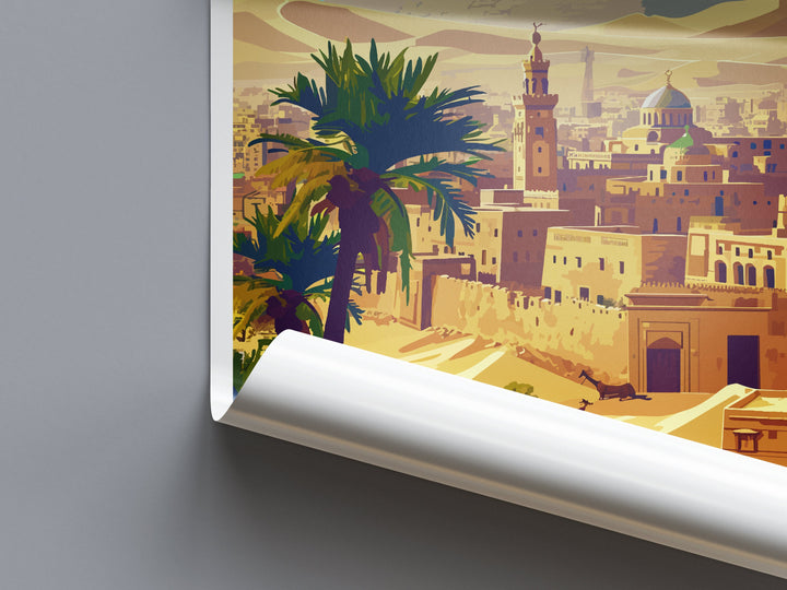 Cairo Travel Print Wall Art Cairo Egypt Wall Hanging Home Decoration Cairo Gift Art Lovers Wall Art Print Cairo Great Pyramids Of Giza