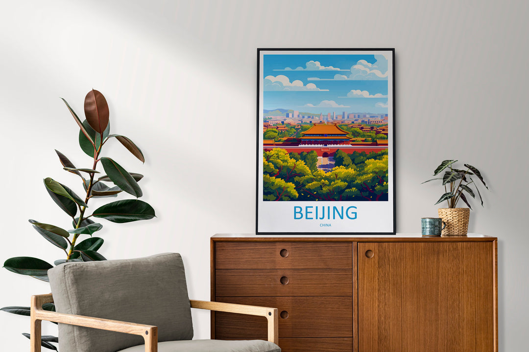 Beijing Travel Print Wall Art Beijing Wall Hanging Home Décor Gift Beijing Art Lovers China Beijing Art Gift Lover Print