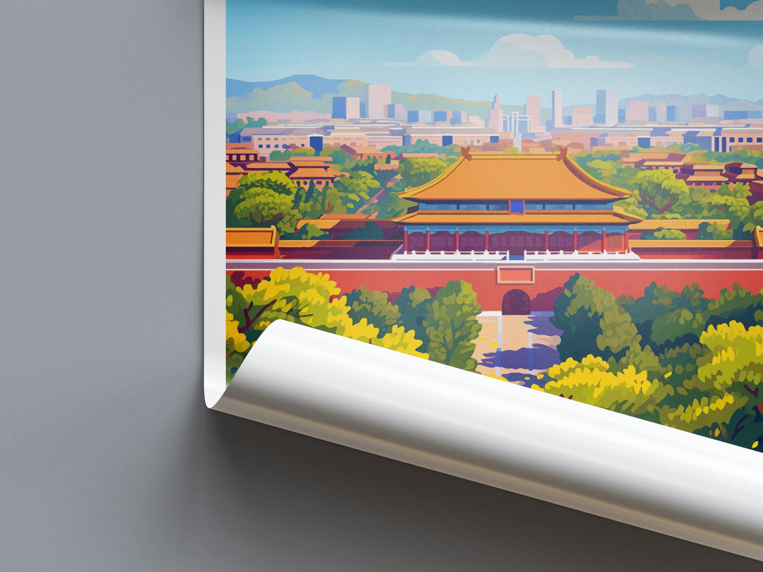 Beijing Travel Print Wall Art Beijing Wall Hanging Home Décor Gift Beijing Art Lovers China Beijing Art Gift Lover Print