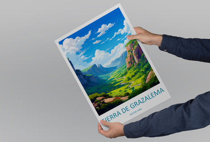 Sierra De Grazalema Travel Print Wall Art Sierra De Grazalema Wall Hanging Home Décor Sierra De Grazalema Gift Art Lovers Spain Art Lover