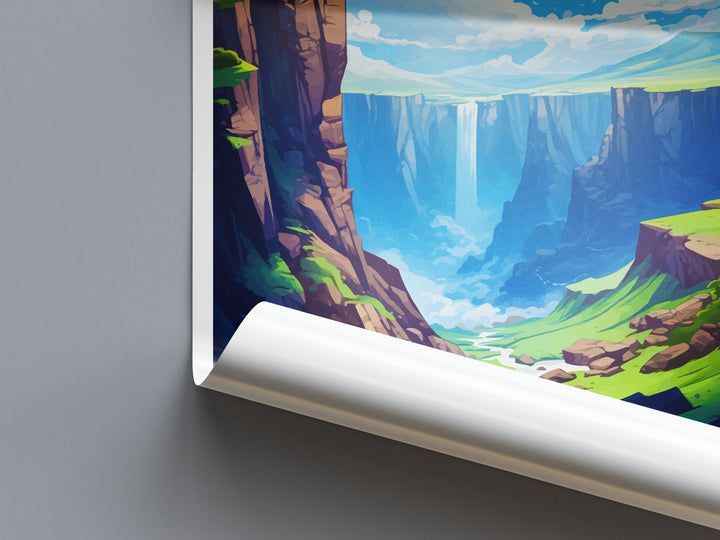 Taburiente Travel Print Wall Art Taburiente Wall Hanging Home Décor Taburiente Gift Art Lovers Spain Art Lover Gift Taburiente Wall Décor