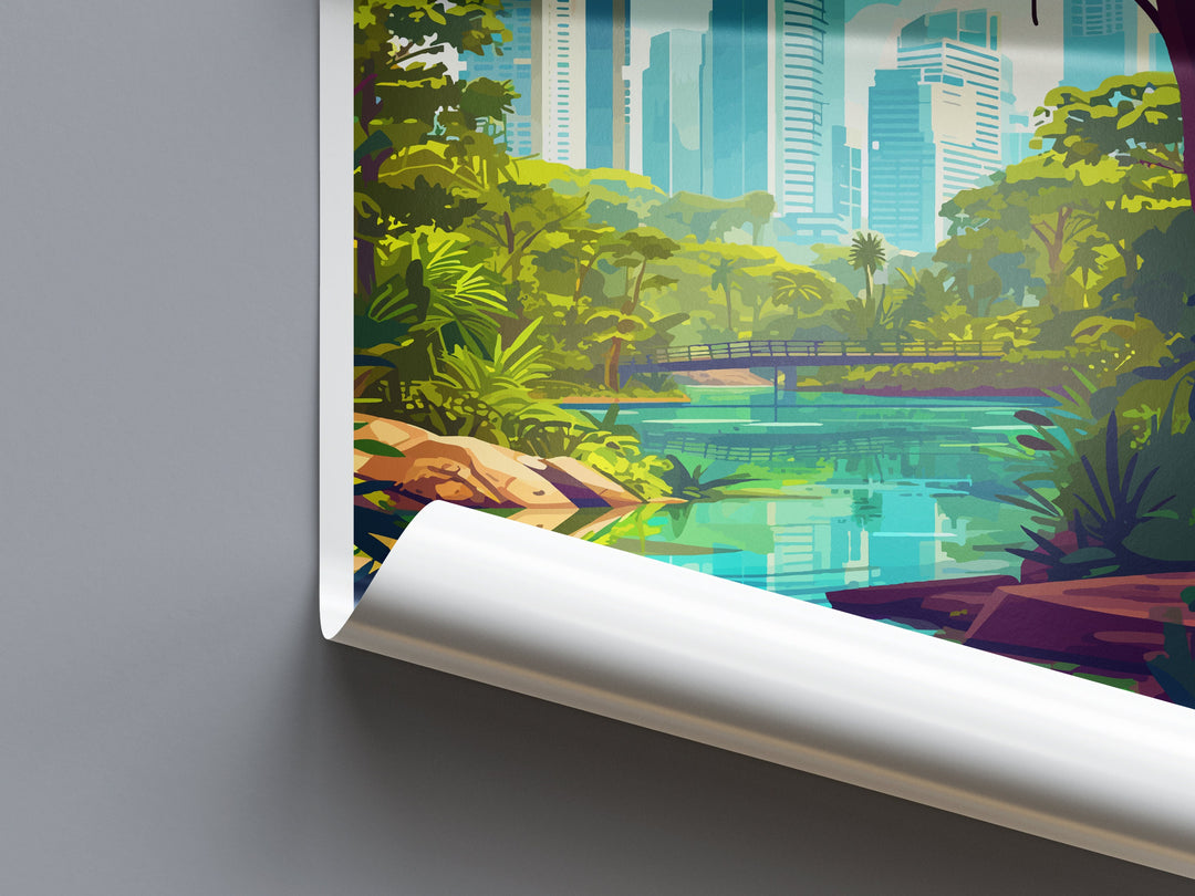 Singapore Travel Print Wall Art Singapore Wall Hanging Home Decoration Singapore Gift Art Lovers Wall Art Singapore