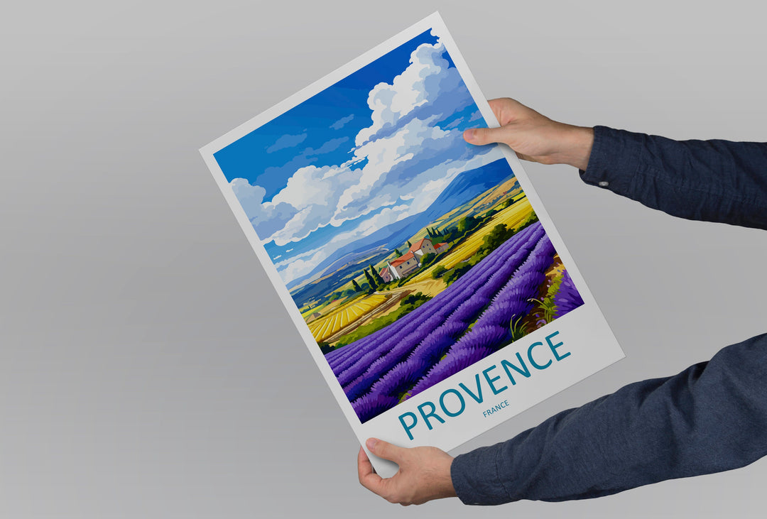 Provence Travel Print Wall Art Provence Wall Hanging Home Décor Provence Gift Art Lovers France Art Lover Gift Provence Art Provence Art