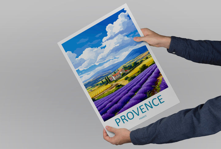 Provence Travel Print Wall Art Provence Wall Hanging Home Décor Provence Gift Art Lovers France Art Lover Gift Provence Art Provence Art