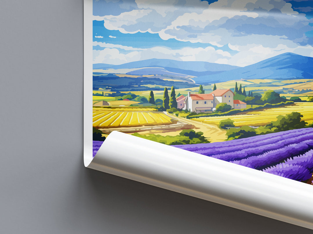 Provence Travel Print Wall Art Provence Wall Hanging Home Décor Provence Gift Art Lovers France Art Lover Gift Provence Art Provence Art
