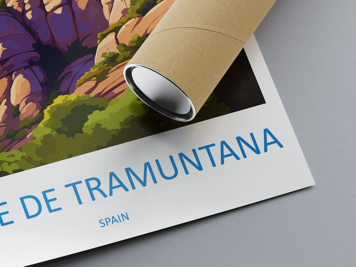 Serra de Tramuntana Travel Print Wall Art Serra de Tramuntana Wall Hanging Home Décor Serra de Tramuntana Gift Art Lovers Spain Art Lover
