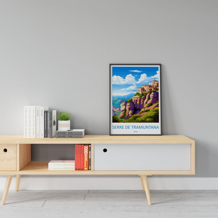 Serra de Tramuntana Travel Print Wall Art Serra de Tramuntana Wall Hanging Home Décor Serra de Tramuntana Gift Art Lovers Spain Art Lover