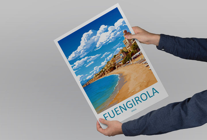 Fuengirola Travel Print Wall Art Fuengirola Wall Hanging Home Décor Fuengirola Gift Art Lovers Spain Art Lover Gift Art Print