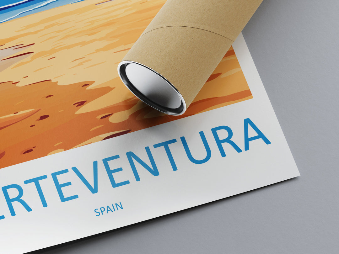 Fuerteventura Travel Print Wall Art Fuerteventura Wall Hanging Home Décor Fuerteventura Gift Art Lovers Spain Art Lover Gift Fuerteventura