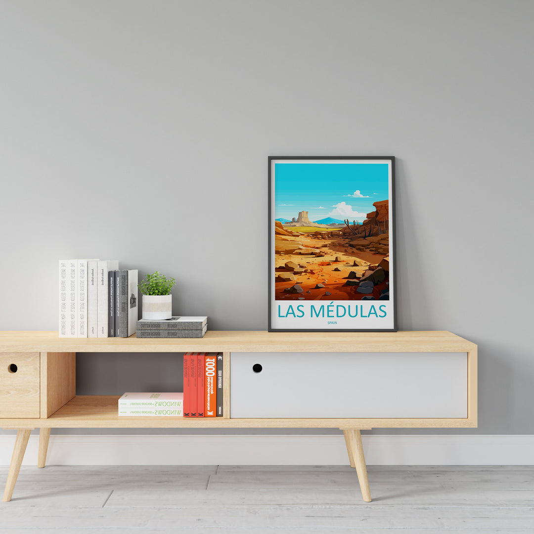 Las Médulas Travel Print Wall Art Las Médulas Wall Hanging Home Décor Las Médulas Gift Art Lovers Spain Art Lover Gift Las Médulas Wall Déco