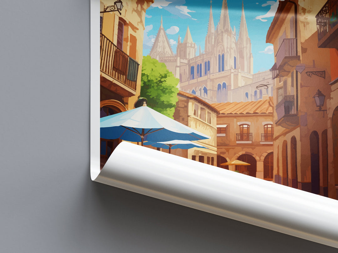 Leon Travel Print Wall Art Leon Wall Hanging Home Décor Leon Gift Art Lovers Spain Art Lover Gift Leon Wall Déco