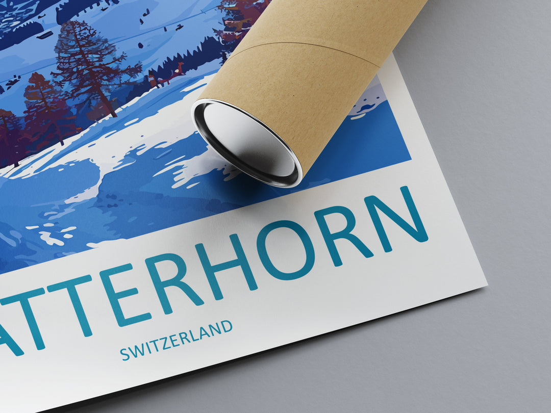 Matterhorn Travel Print Wall Art Matterhorn Wall Hanging Home Décor Matterhorn Gift Art Lovers Switzerland Art Lover Gift Matterhorn Travel