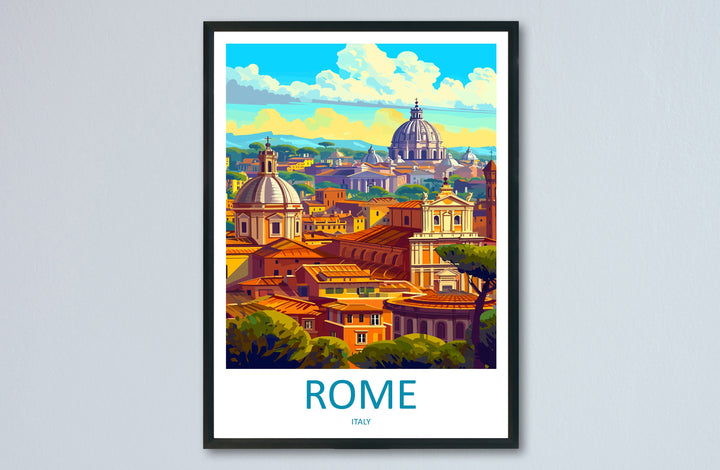 Rome Travel Print Wall Art Rome Wall Hanging Home Décor Rome Gift Art Lovers Italy Art Lover Gift Rome Print Italy Wall Art Decor