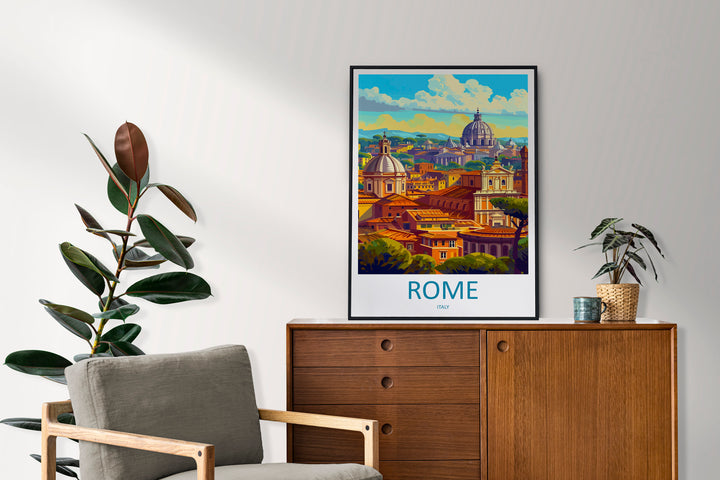 Rome Travel Print Wall Art Rome Wall Hanging Home Décor Rome Gift Art Lovers Italy Art Lover Gift Rome Print Italy Wall Art Decor