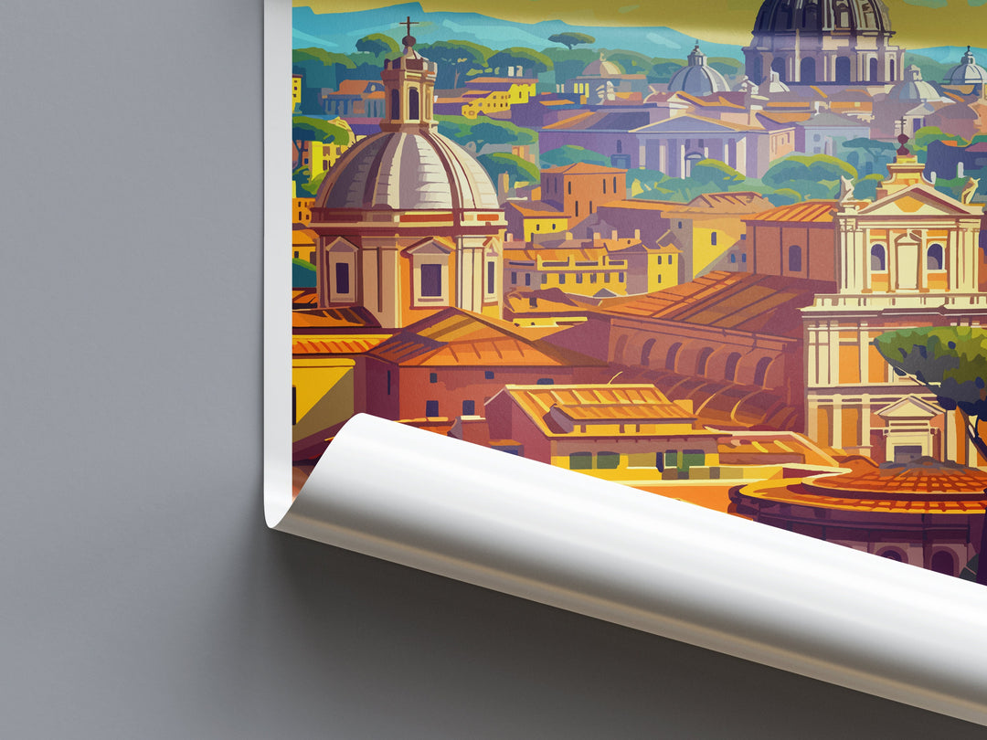 Rome Travel Print Wall Art Rome Wall Hanging Home Décor Rome Gift Art Lovers Italy Art Lover Gift Rome Print Italy Wall Art Decor