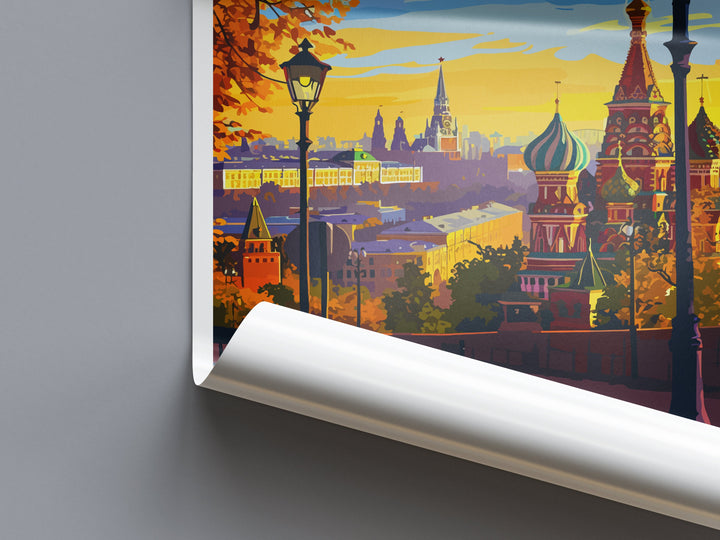 Moscow Print Moscow Home Decor Landscape Art Print Moscow Wall Art for Russia Enthusiast Gift Wall Hanging Moscow Russia Print