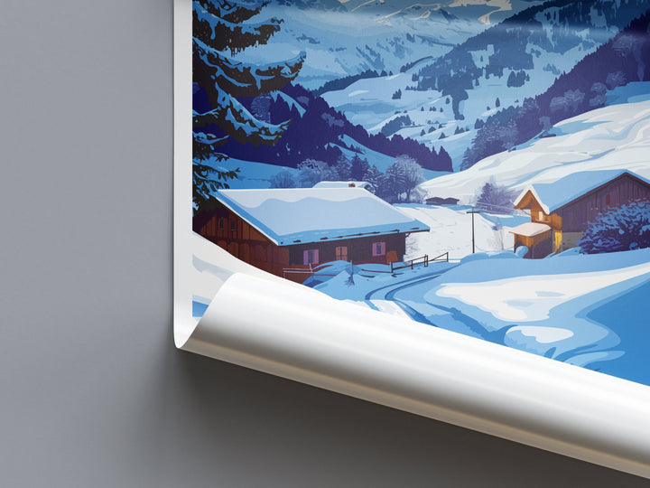 Les Breleux Travel Print Wall Art Les Breleux Wall Hanging Home Décor Les Breleux Gift Art Lovers Switzerland Art Lover Gift Les Breleux