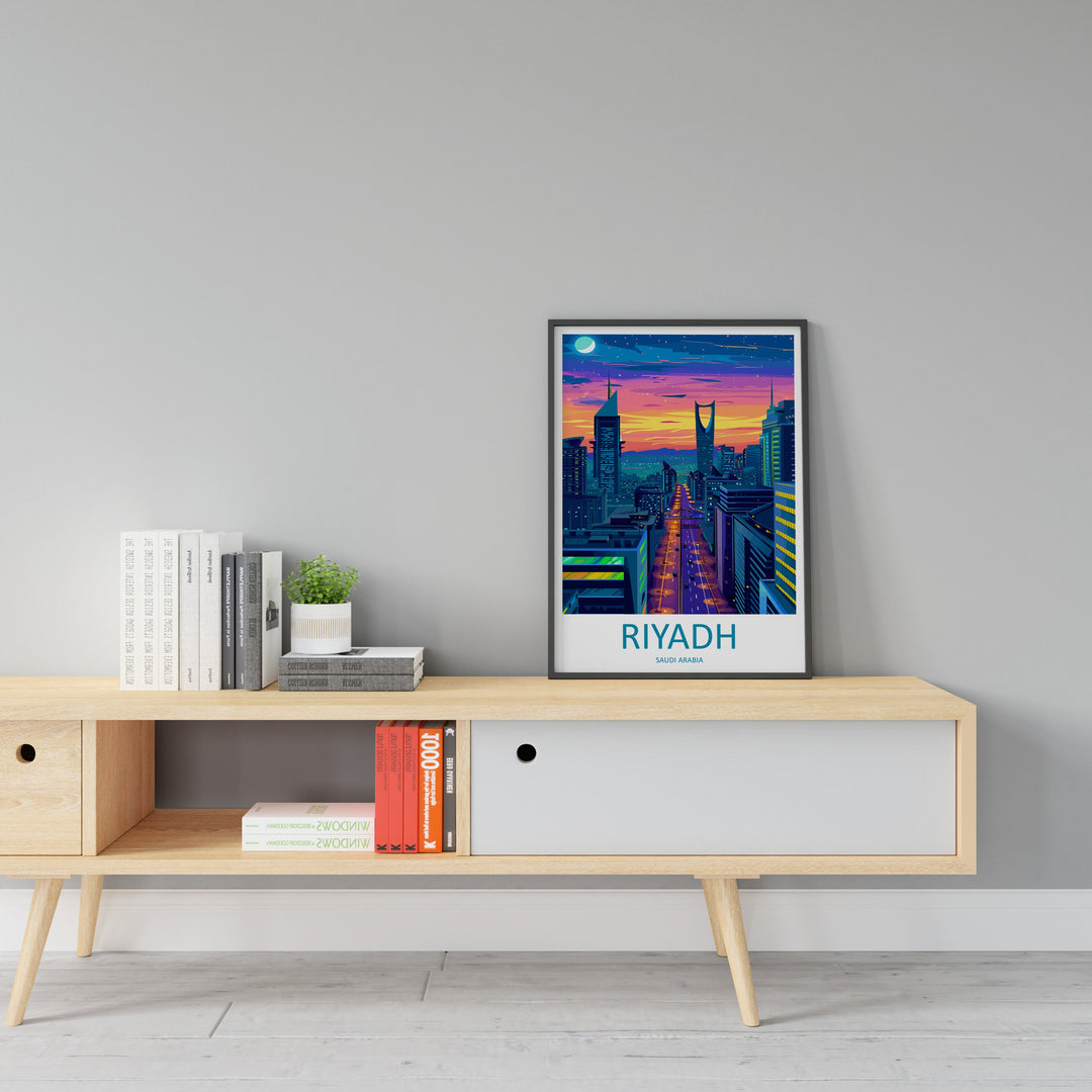 Riyadh Travel Print Wall Art Riyadh Wall Hanging Home Décor Riyadh Gift Art Lovers Saudi Arabia Art Lover Gift Riyadh