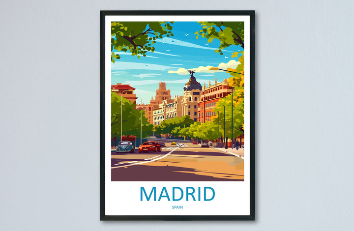 Madrid Travel Print Wall Art Madrid Wall Hanging Home Décor Madrid Gift Art Lovers Spain Art Lover Gift Madrid Wall Décor Madrid Spain Print