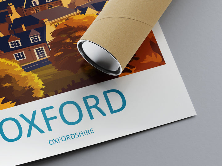 Oxford Travel Print Wall Art Oxford Wall Hanging Home Décor Oxford Gift Art Lovers England Art Lover Gift Poster Oxford Art Oxford Poster
