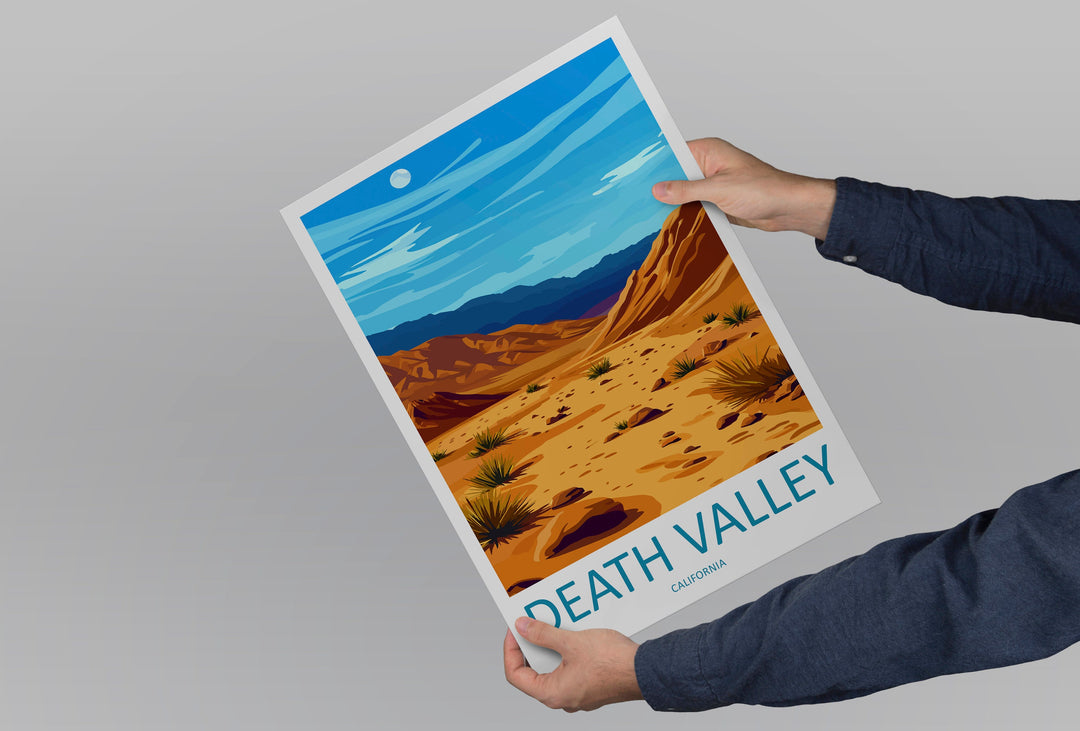 Death Valley National Park Travel Print Wall Art Death Valley Wall Hanging Home Décor Death Valley Gift Art Lovers California Art Lover Gift