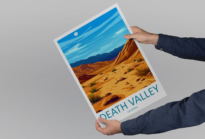 Death Valley National Park Travel Print Wall Art Death Valley Wall Hanging Home Décor Death Valley Gift Art Lovers California Art Lover Gift