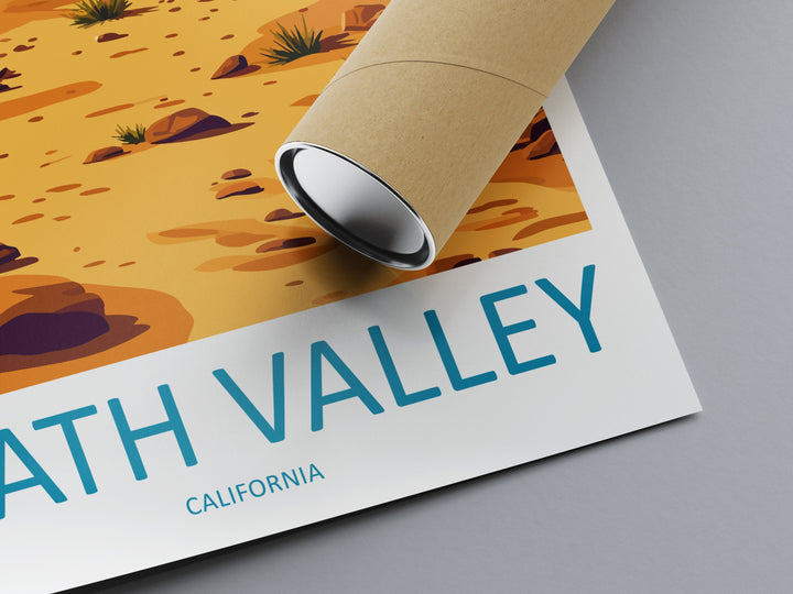 Death Valley National Park Travel Print Wall Art Death Valley Wall Hanging Home Décor Death Valley Gift Art Lovers California Art Lover Gift