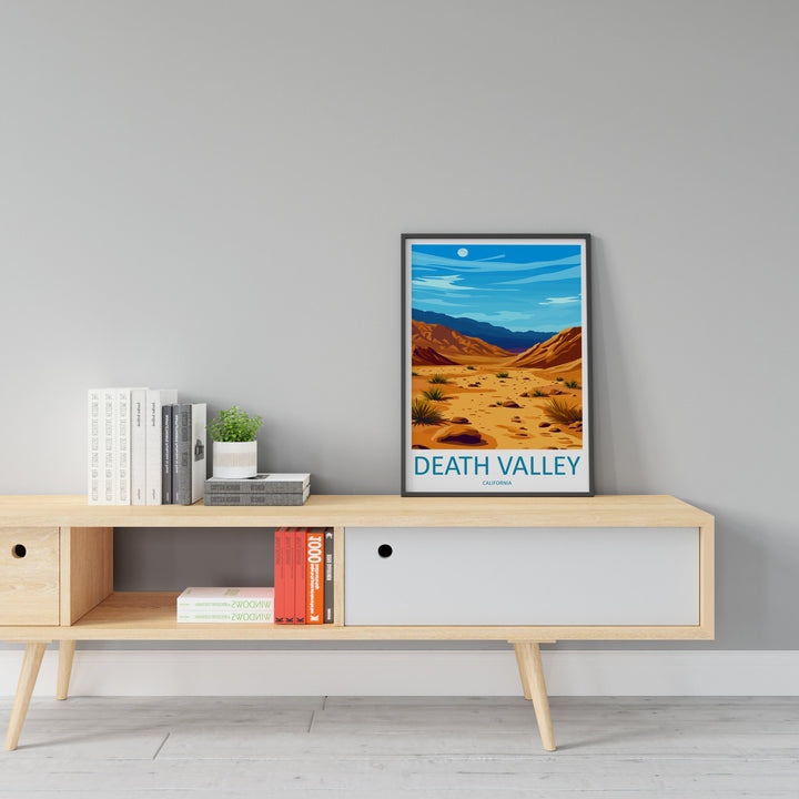 Death Valley National Park Travel Print Wall Art Death Valley Wall Hanging Home Décor Death Valley Gift Art Lovers California Art Lover Gift