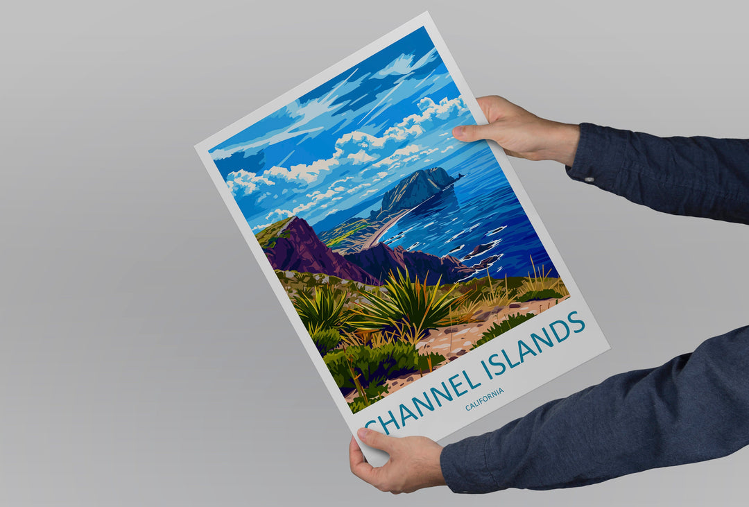 Channel Islands National Park Travel Print Wall Art Channel Islands Wall Hanging Home Décor Channel Islands Gift Art Lovers California Art