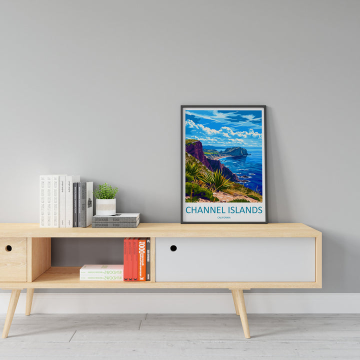 Channel Islands National Park Travel Print Wall Art Channel Islands Wall Hanging Home Décor Channel Islands Gift Art Lovers California Art