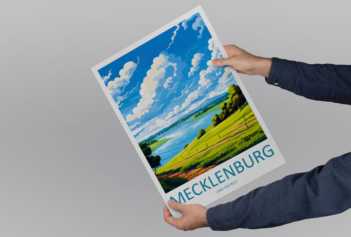 Mecklenburg Travel Print Mecklenburg Home Décor Germany Art Print Germany Mecklenburg Wall Print Gift for Germany Travel Poster Lovers