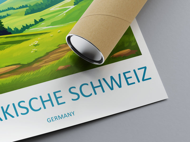 Märkische Schweiz Travel Print Märkische Schweiz Home Décor Germany Art Print Germany Märkische Schweiz Wall Print Gift for Germany Posters