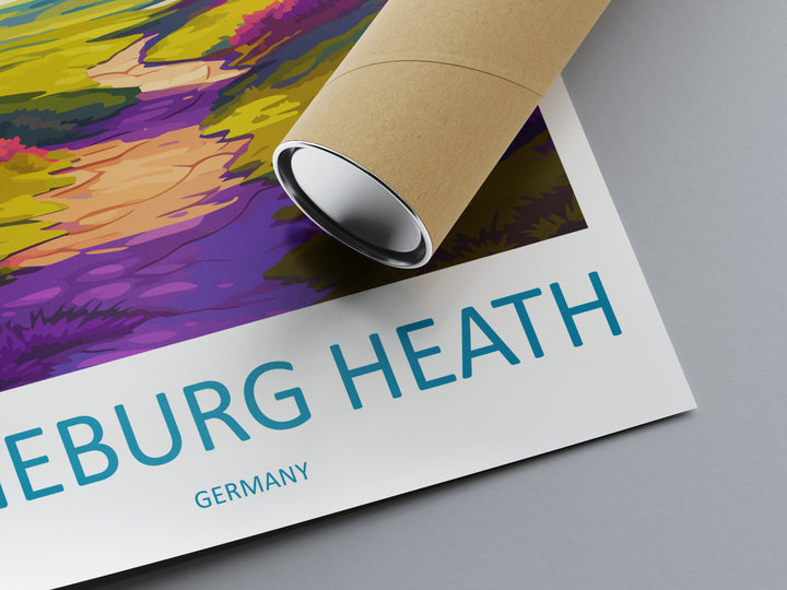 Lüneburg Heath Travel Print Lüneburg Heath Home Décor Germany Art Print Germany Lüneburg Heath Wall Print Gift for Germany Travel Posters