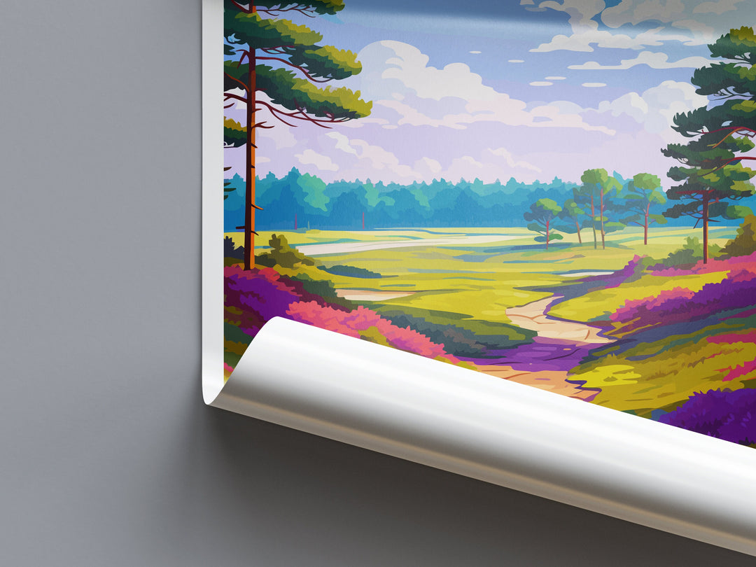 Lüneburg Heath Travel Print Lüneburg Heath Home Décor Germany Art Print Germany Lüneburg Heath Wall Print Gift for Germany Travel Posters