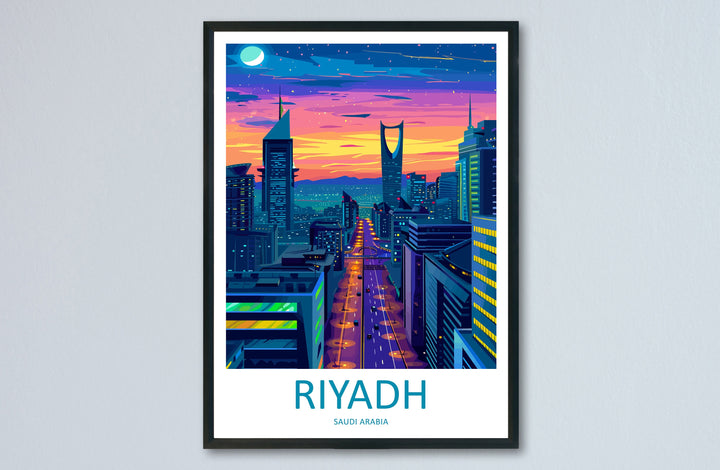 Riyadh Travel Print Wall Art Riyadh Wall Hanging Home Décor Riyadh Gift Art Lovers Saudi Arabia Art Lover Gift Riyadh
