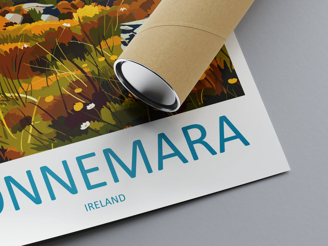 Connemara Travel Print Wall Art Connemara Wall Hanging Home Decoration Connemara Gift Art Lovers Wall Art Print Art Connemara Ireland Print