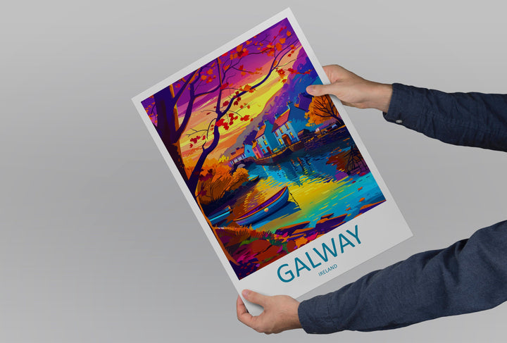 Galway Print Galway Home Decor Galway Square Art Print Galway Wall Art for Ireland Enthusiast Gift Wall Hanging Galway Ireland Wall Décor