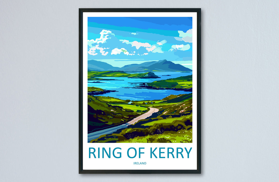 Ring Of Kerry Print Ring Of Kerry Home Decor Landscape Art Print Ring Of Kerry Wall Art for Ireland Enthusiast Gift Wall Hanging
