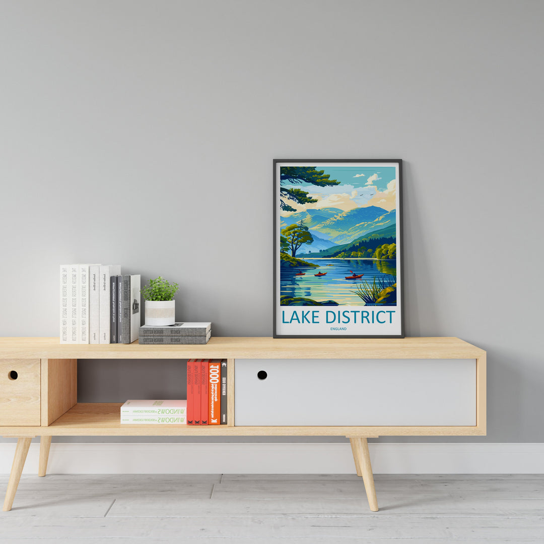 Lake District Print Lake District Home Decor Landscape Art Print Lake District Wall Art Nature Enthusiast Gift Wall Hanging Lake District