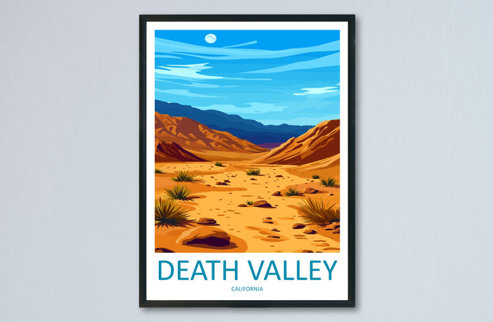 Death Valley National Park Travel Print Wall Art Death Valley Wall Hanging Home Décor Death Valley Gift Art Lovers California Art Lover Gift