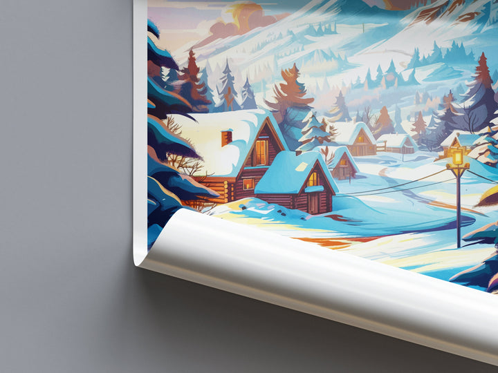 Lapland Travel Print Lapland Home Décor Finland Island Art Print Lapland Wall Print For Finland Gift Wall Hanging Lapland Artwork Décor