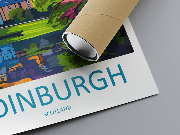 Edinburgh Cityscape Print Edinburgh Home Decor European City Art Print Edinburgh Wall Art Scotland Enthusiast Gift Wall Hanging Edinburgh