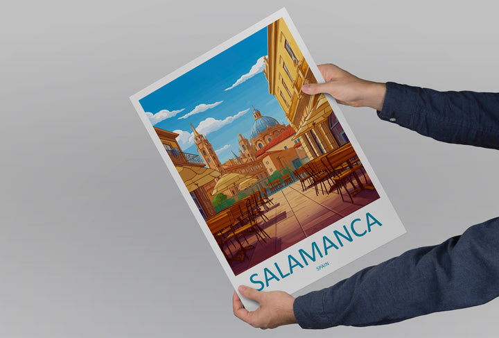 Salamanca Travel Print Wall Art Salamanca Wall Hanging Home Décor Salamanca Gift Art Lovers Spain Art Lover Gift Salamanca Print Spain Art